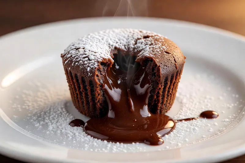 Mini moelleux au chocolat coeur coulant