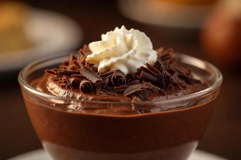 Mousse au chocolat maison