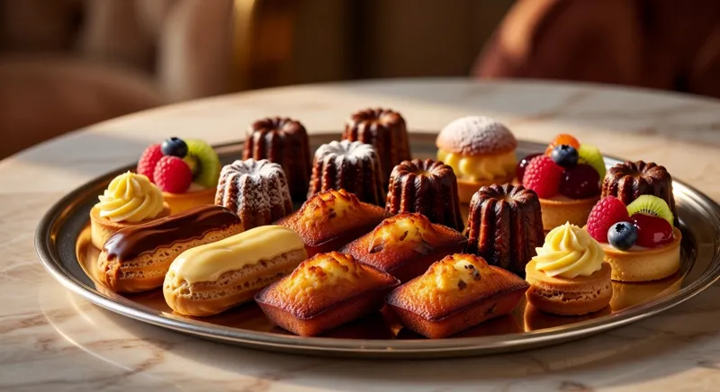 Mignardises petits fours élégants
