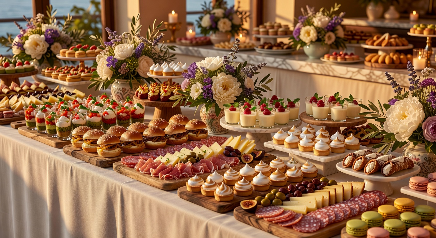 Buffet traiteur complet salé sucré Marseille